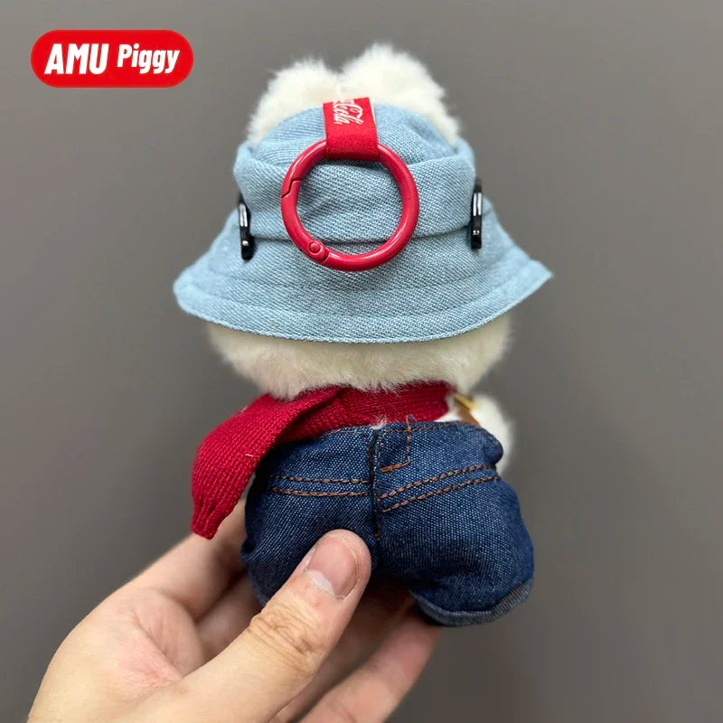 Clothes for Clothes Doll DIY Accessories Pull Cloth Cola Happiness Factor Labubu Clothes Set Doll Outfit Have Shoes