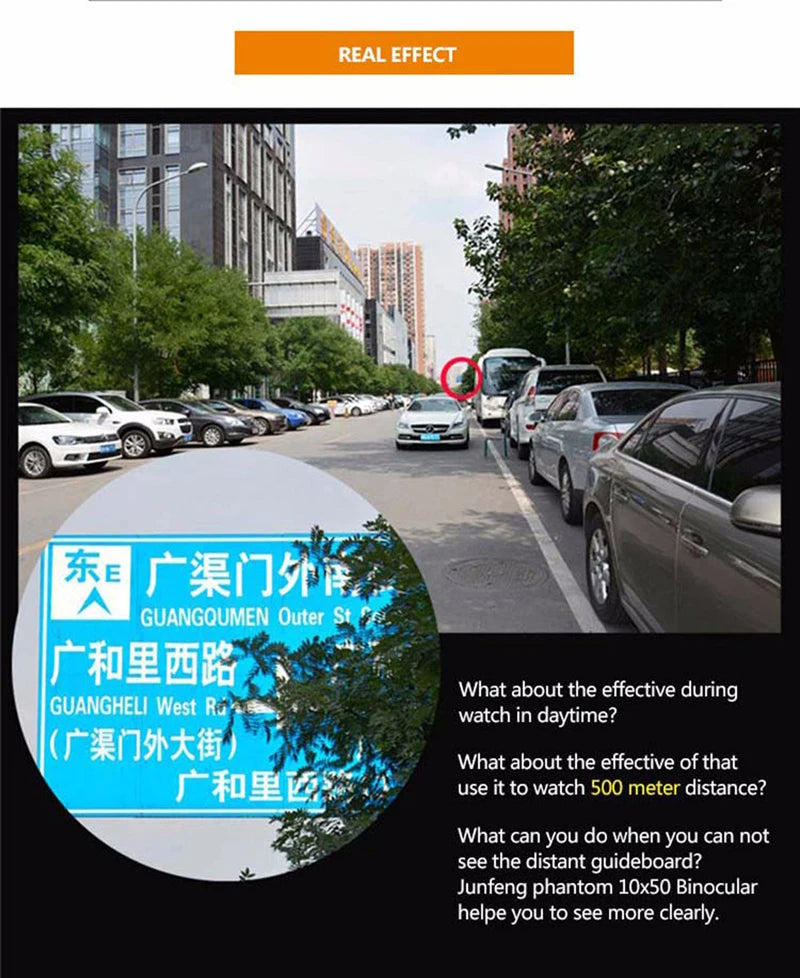 COMET 8x42 10X42 Powerful Binoculars Long Range Waterproof Bak4 Telescope Night Vision High Clarity For Tourism Hunting Camping