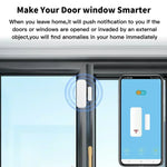 Tuya WiFi Zigbee Door Sensor Window Sensor Contact Sensor For Smart Home Smart Life APP Remote Control for Yandex Alexa