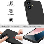 Liquid Silicone Case for iPhone 17 16 15 14 13 12 11 Pro Max 12 Mini iPhone 16 Plus 16e 17 Air Soft Protective Shockproof Cover