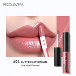 1PC Butter Gloss Non-Sticky Lip Gloss Long Lasting Nude Lip Makeup Hydrating Lip Gloss with Essential Oil Liquid Lipstick