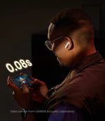 UGREEN Wireless Bluetooth Earphones Semi-Open ANC Adaptive Active Noise Cancelling Earbuds LDAC Hi-Res Audio Headphones Headset