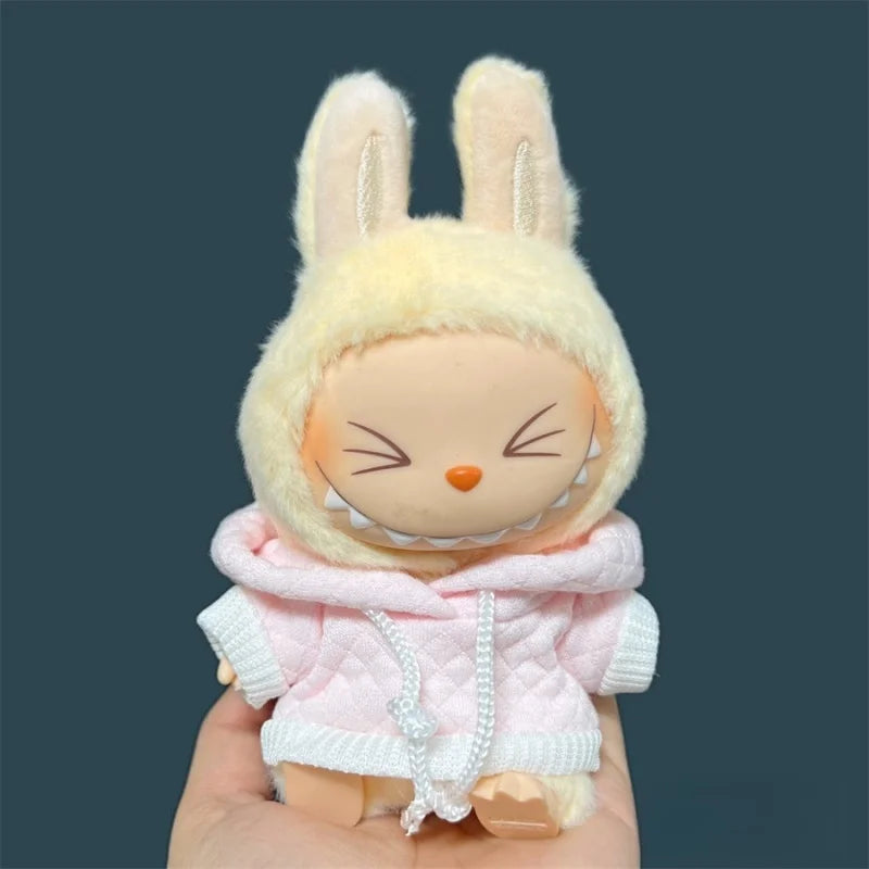 2025 New MIni Plush Doll'S Clothes Outfit Accessories for Labubu V1 V2 Dolls Clothes Accessories DIY Gift