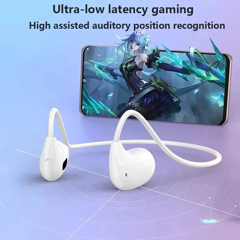 Xiaomi Wireless Bluetooth 5.3 Headphones Air-Conduction Waterproof Headset Stereo Over-Ear Sports Earphones Earbuds with Mic