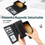 for Samsung Galaxy S23 S22 Ultra S21 S20 FE Plus A14 A34 54 A12 A33 A52 A53 A72 A73 Multifunctional Wallet Leather Case Cover