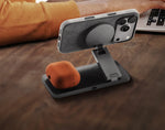 Genuine Italy imported Alcantara Magnetic Orange Case for iPhone 17 /17Air /17 Pro /17Pro Max with AI Camera Button and Magsafe