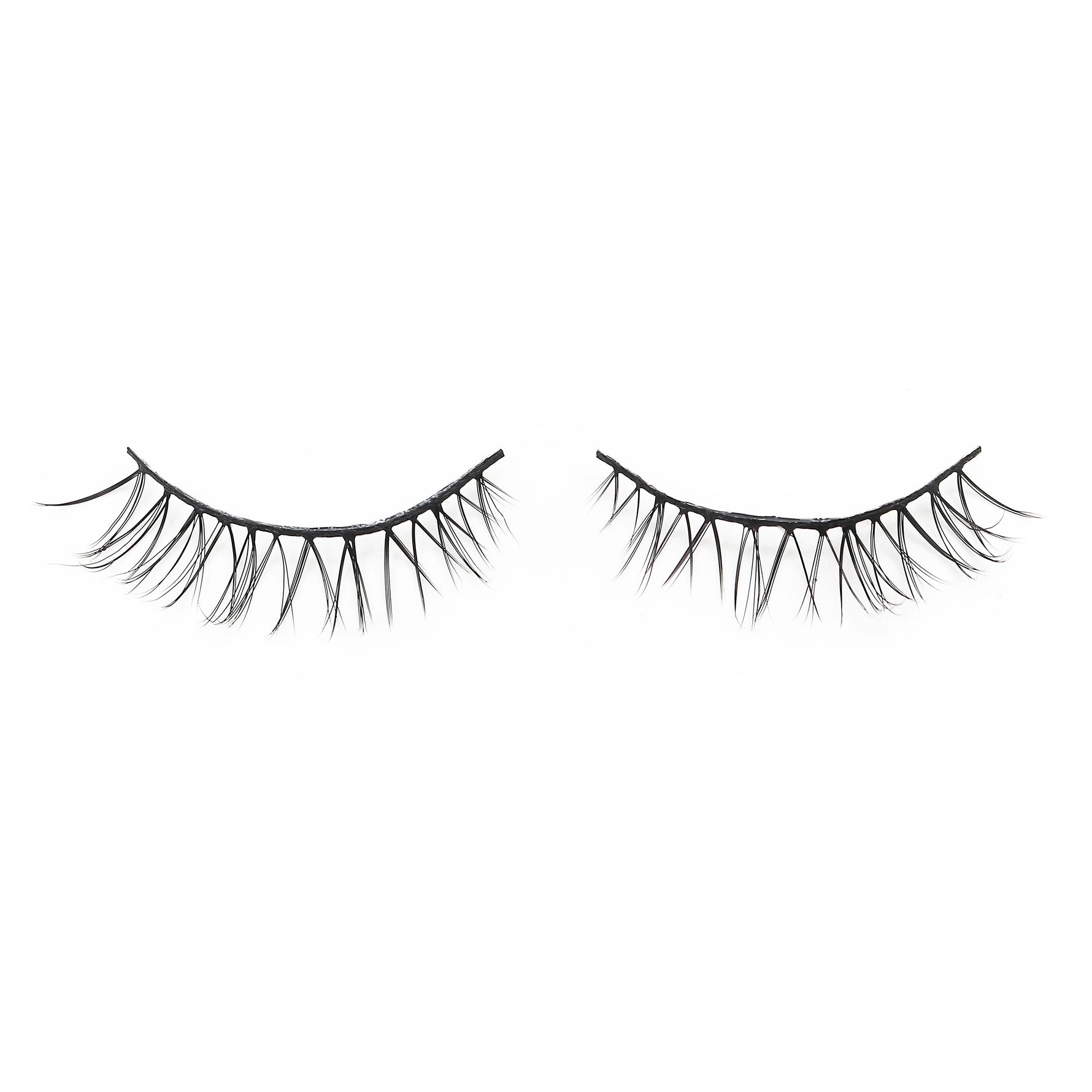 DINGSEN Fake Eyelash Anime Lashes 5 Pairs Little Devil Eyelashes Natural Daily Makeup Manga Eyelashes Clear Band Eyelashes