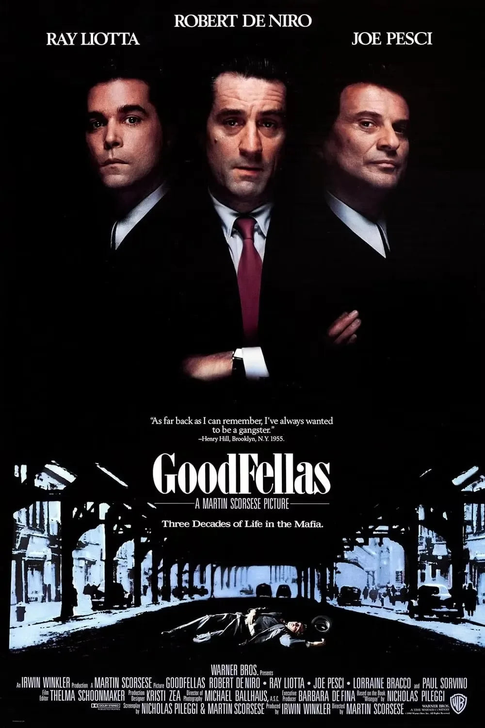 Retro Classic Movie Goodfellas Gangster Film Poster Canvas Painting Wall Art Pictures For Bar Cafe Home Living Room Decor Gift