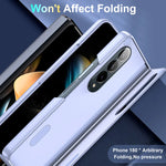 For Samsung Galaxy Z Fold 4 5 6 7 Case Ultimate Touch Feeling PC Bracket Folding Anti-fall Full Protection Cover For Z Fold4 5