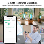 Tuya Zigbee Soil Sensor Humidity Temperature Moisture Detector Smart Life Home Assistant Real Time Monitor for Plant Garden