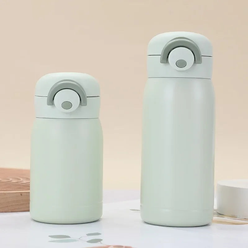 220ml/350ml Mini Thermos Cup Pocket Cup Stainless Steel Thermal Coffee Mug Vacuum Flask Insulated Hot Water Bottle Kids Gift