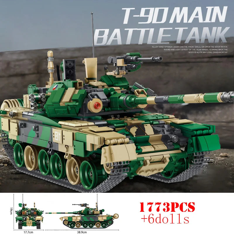 Military Heavy Tank Panzer VIII Maus Building Blocks German WW2 Soldier Police Army Weapons Bricks Children Toy Gifts for Adults
