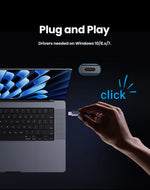 UGREEN USB Ethernet Adapter 2.5G 2500Mbps USB3.0 Network Card for Laptop PC NAS Server Windows Mac OS USB-A/C Internet Adapter