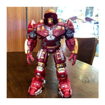 New 17cm Avengers Iron Man Mk44 Hulkbuster Action Figures Mech Iron Man Knuckle Movable Toy Collects Alloy Models Birthday