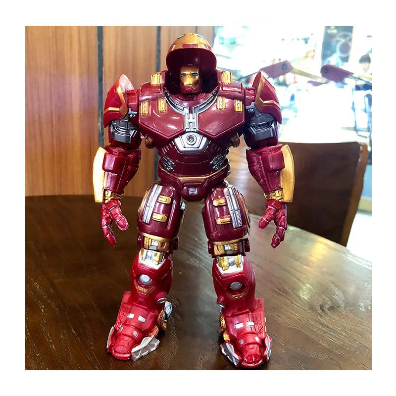New 17cm Avengers Iron Man Mk44 Hulkbuster Action Figures Mech Iron Man Knuckle Movable Toy Collects Alloy Models Birthday