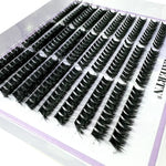 300/120PCS 5D Fluffy Cluster Lashes 30D-100D Natural Thick Eyelash Clusters Individual Lashes DIY Eyelashes Extension Makeup