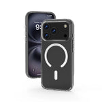 Crystal Transparent for Magsafe Magnetic Case For iPhone 17 17Pro 17 Pro Max 17 Air Clear Shockproof for Wireless Charge Cover