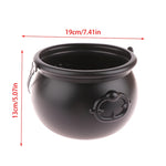Large Wizard Witch Cauldron Decoration Prop Halloween Irish Parties Table Centerpieces Candy Holder Table Halloween Decorations