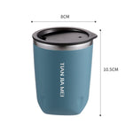 300ml Thermos Cup Men's and Women's Exquisite Portable Cup 304 Stainless Steel Simple Water Cup Office and Home Milk Coffee Cup