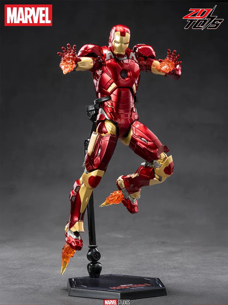 Original ZD Marvel Toys 1:10 Iron Man Mark9 Mark IX action figure War armor Collect models