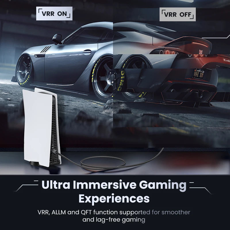 UGREEN HDMI 2.1 Cable 8K 60Hz 48Gbps Earc Ultra High-Speed HDMI-Compatible Cable for Xiaomi TV Box Laptop Projector PS4 PS5