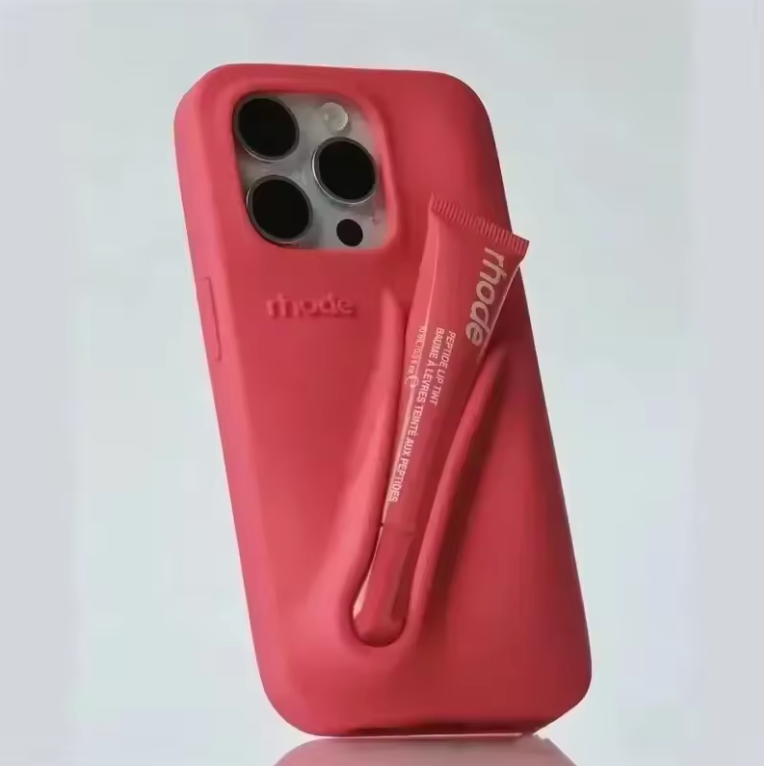 2025 Rhode lipstick silicone phone case for iPhone