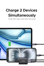 UGREEN 20W GaN Charger PD3.0 QC3.0 Mini USB C Phone Charger For iPhone 17 16 15 Pro Max Samsung S25 Xiaomi Tablet iPad Air Pro