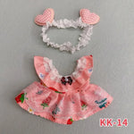 20cm Plush Doll'S Clothes Outfit Accessories For Korea Kpop Exo Labubu Idol Dolls Lolita set cute little princess skirt Clothing