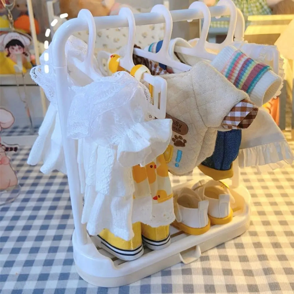 Cotton Doll Special Clothes Hanger BJD Doll Clothes Support 15/20cm Baby Clothes Storage Rack