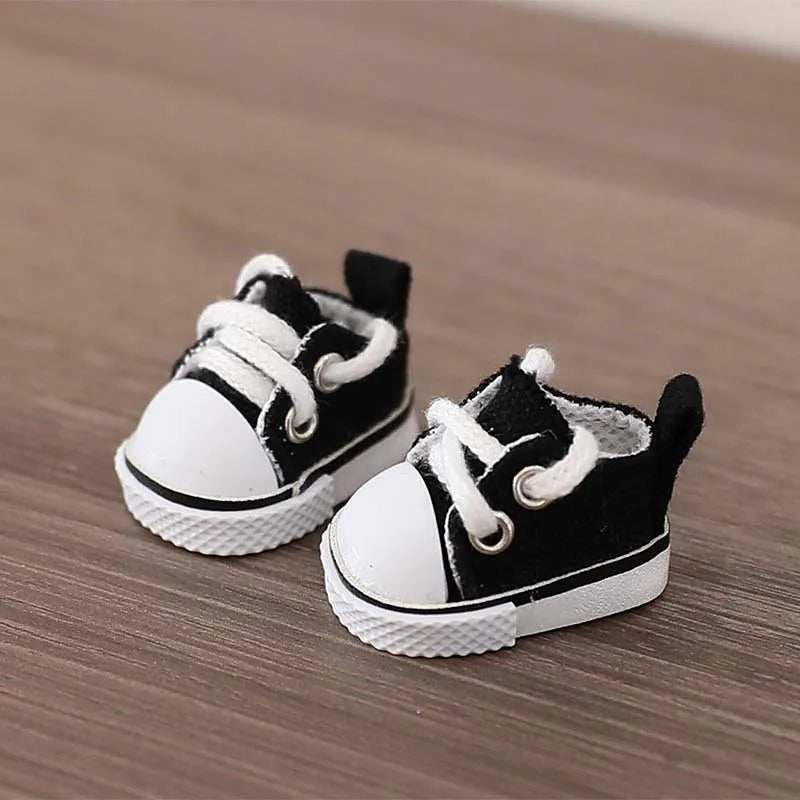 For LABUBU Canvas Shoes Suitable for 17cm Labubu Dolls Shoes Boots Toys Casual Sports Shoes Dolls Accessories DIY Doll Toys