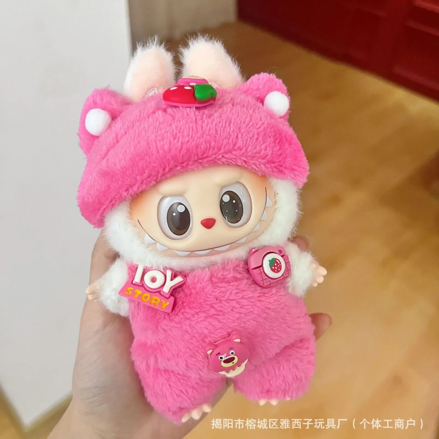 New Labubu Clothing Popular New Products Fashion Velcro 17cm Doll Cute Dress Casual Set Skirt Plush Toy Clothing