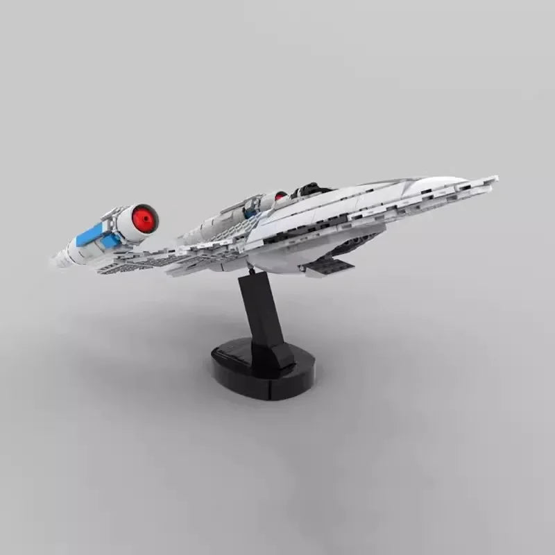 Bricklink Star Movie Starship Enterprise NCC-1701 Discovery Voyager NX-01 Delta MOC Spaceship Sets Building Blocks Kid Toys Gift