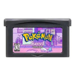 Pokémon GBA-Spielkassetten – Emerald, Seaglass, Rouge Recharged, Yellow Lunar & Dark Violet für die Game Boy Advance-Konsole