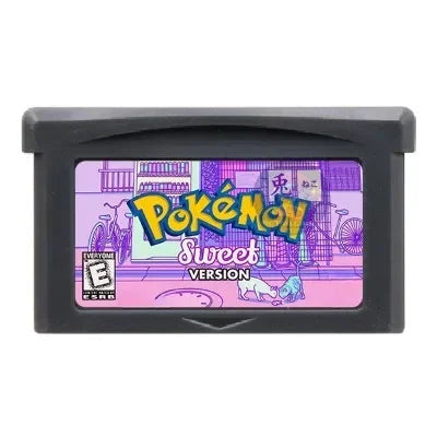 Pokémon GBA-Spielkassetten – Emerald, Seaglass, Rouge Recharged, Yellow Lunar & Dark Violet für die Game Boy Advance-Konsole