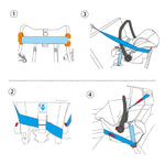 3 in 1 Lightweight High Landscape Baby Stroller Cart Carriage for Newborn Luxury Pushchair
