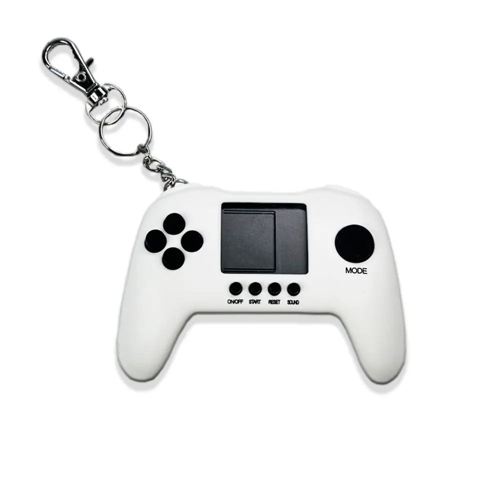GAMINJA GC61 Mini Handheld Game Players Machine Pocket Game Console Built in Retro Games Use for Key Chain Ring Holder