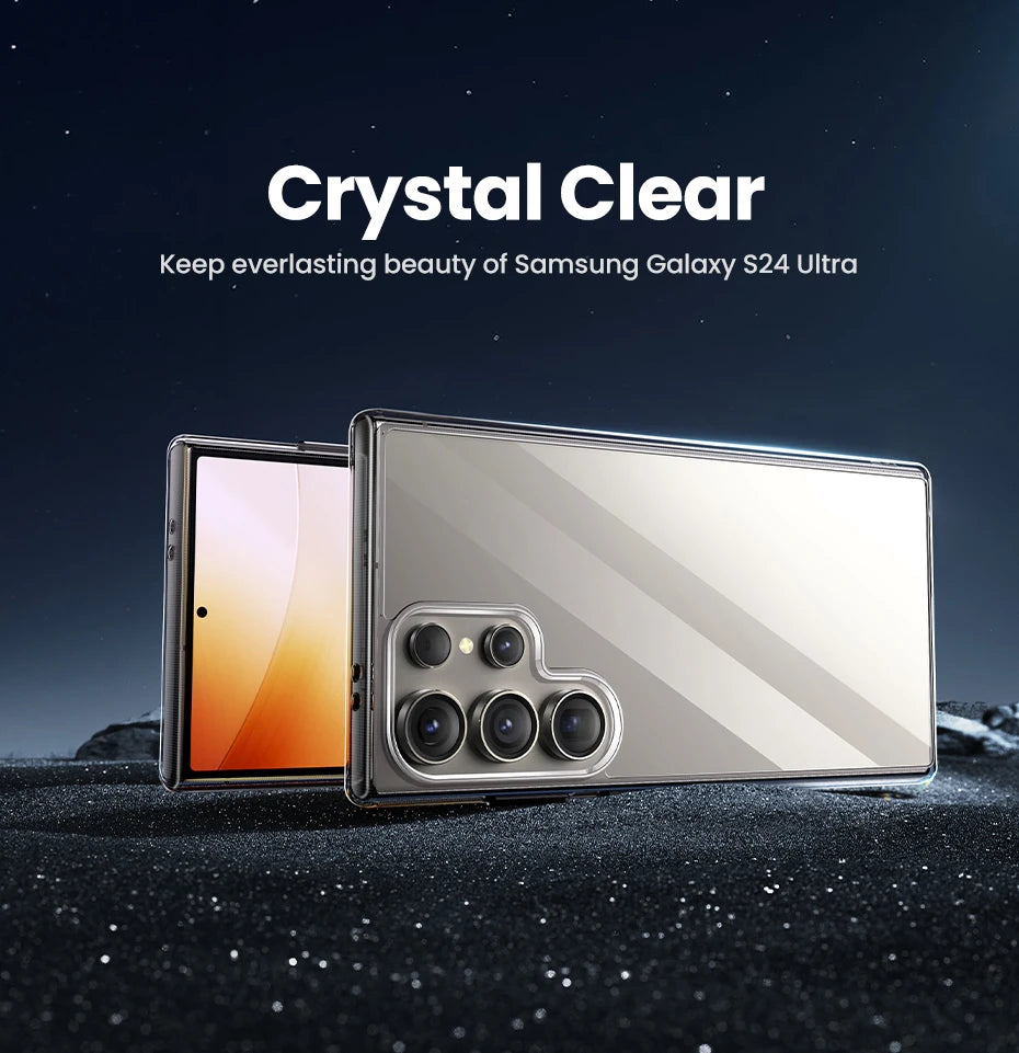 UGREEN Clear Case For Samsung Galaxy S25 Ultra Shockproof Transparent Case Cover Protective TPU for Samsung S24 Ultra Case