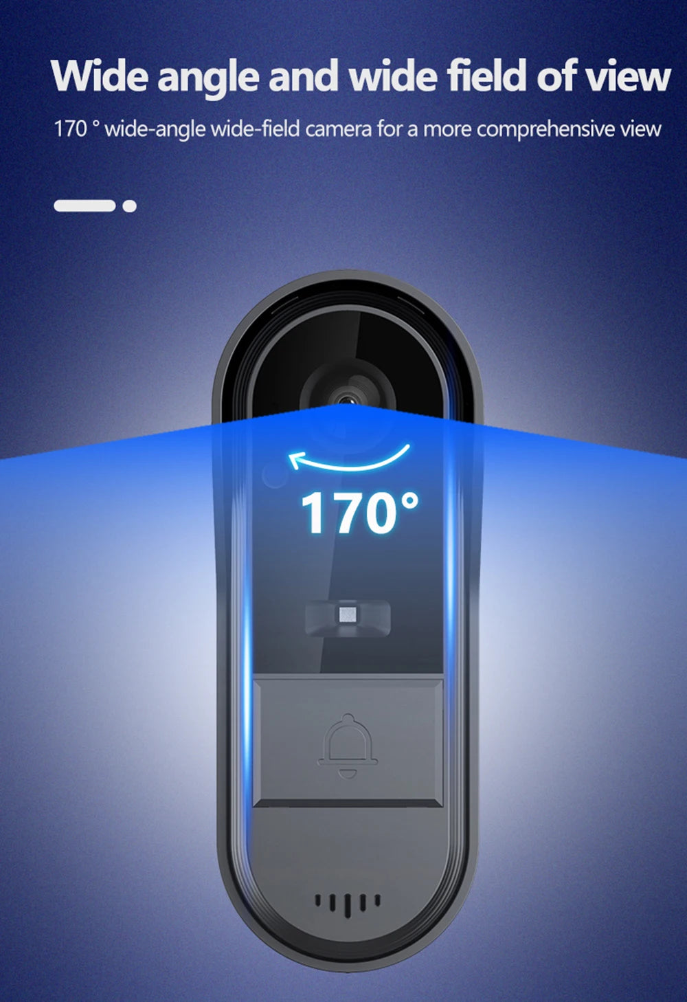 Tuya Smart Doorbell WiFi Smart Home System Wireless Outdoor Doorbell Smart Life Intercom Video Security Protection