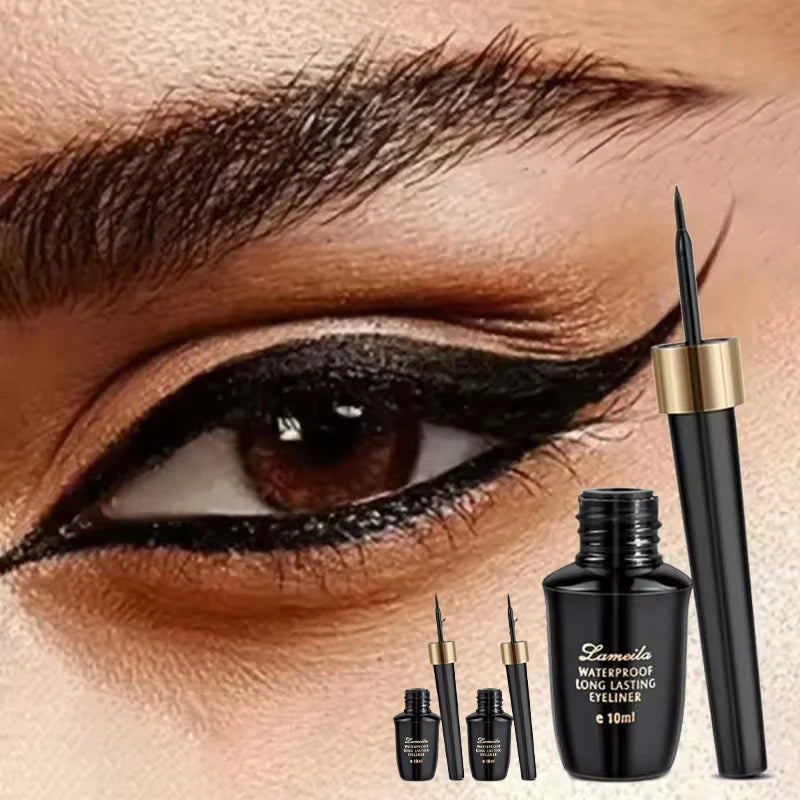 Long-lasting hard-tipped gel eye ultra-fine waterproof black liquid eyeliner pen