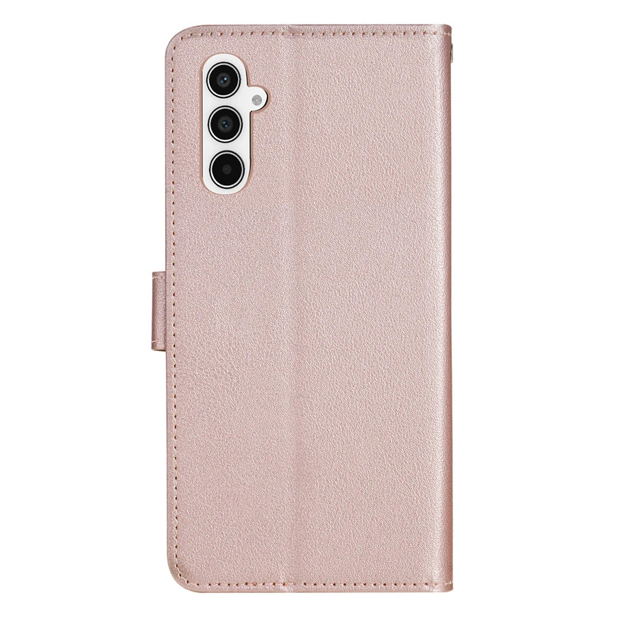 Wallet Flip Leather Case For For Samsung Galaxy A05s A06 A07 A12 A13 A14 A15 A16 A17 A24 A26 A34 A35 A36 A52 A53 A54 A55 A56