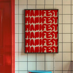 Simple Trendy Text Printing Poster, Simple Canvas Wall Decoration, Modern Art Home Decoration, Living Room Decoration