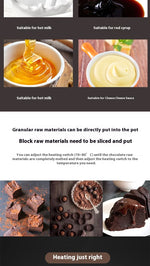 Singwinner 2 3 Tanks Electric Chocolate Tempering Machine Chocolate cascade Melting Pot for Kitchen home appliance