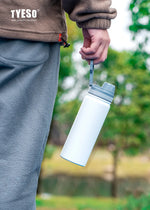 Tyeso 530/750ML Thermos Bottle Stainless Steel Vacuum Flask Travel Cup Insulated Water Bottle Sport Thermal Cup Mug Hot Cold Mug