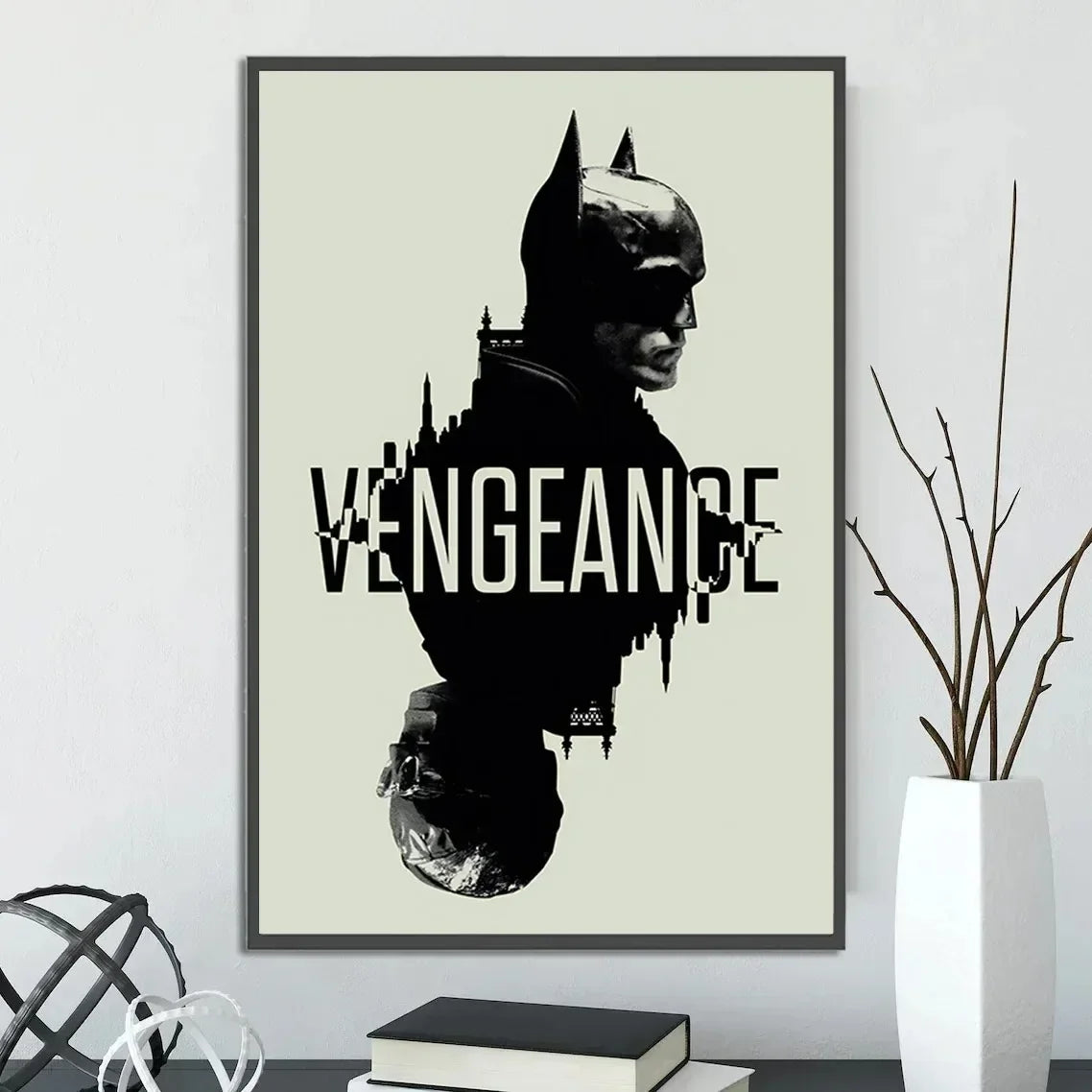 Batman Movie Posters Figures Home Decoration Canvas Painting Wall Art Bedroom Cartoons Decor
