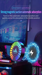 Smart RGB Pickup Lights LED 3D Ambient Lamp Sound Control Music Rhythm Lights Air Freshener for Car Gaming TV Creative Decora