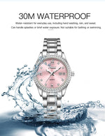 POSHI 990 Fashion Women Watch Elegant Business Quartz Wristwatch Lady Casuan Dress Watches With Date Display Original Clock