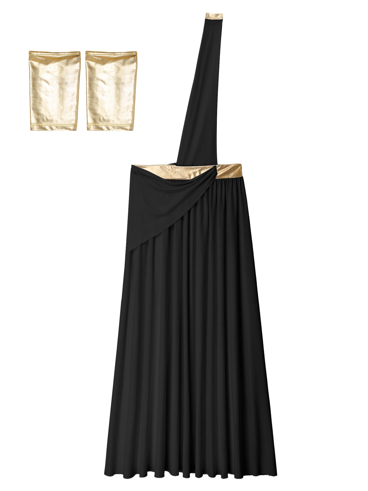 Mens Ancient Greek God Toga Gladiator Costumes Roman Emperor One Shoulder Sleeveless Robe Halloween Medieval Warrior Outfits