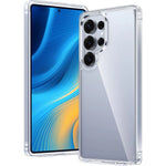 Luxury Shockproof Airbag Case For Samsung Galaxy S25 Ultra S25+ Plus Hybrid Hard Silicone Back Cover S25Ultra Clear Thin Slim