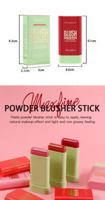 Make Up Multi Functional Blush Stick Easy Color Rouge Blusher Cream Waterproof High Color Rendering Brightening Skin Tone Hot