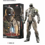 ZD Toys Iron Man MK15 MK16 War Machine MK2 Action Figure Iron Man Mk47 MK35 Red Snapper 1/10 Scale Iron Man Collections Gift